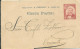 PARAGUAY CARTE/ ENTIER ILLUSTRE 2c ASUNCION DE1903 LETTRE COVER - Paraguay