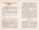 DEPLIANT COMMERCIAL EN 3 VOLETS PUBLICITE EUCHROMINE (illustrée D'aprés OGE) Avec CP Réponse - 15-05-24 - Publicités