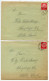 Germany 1936 2 Covers & Letters; Weilburg To Schiplage; 12pf. Hindenburg - Lettres & Documents