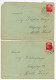 Germany 1940 2 Covers & Letters; Wuppertal-Hohwinkel To Schiplage; 12pf. Hindenburg - Briefe U. Dokumente