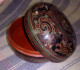 Antique Burma  Special 2-piece Museum Quality Round Box-in-box Intricate Work - Asian Art