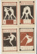 Série De 8 Cartes Jeux Olympiques PARIS 1924.Aviron,Boxe,Course,Javelot,Rugby,Lutte,Tennis,Saut - Olympische Spiele