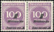 Deutsches Reich, 1923, 331 B II Und III, Postfrisch, Paar - Altri & Non Classificati