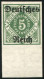 Deutsches Reich, 1920, 52 U, Ungebraucht - Service