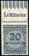 Deutsches Reich, 1923, 319 Wb W OR, Postfrisch - Autres & Non Classés