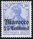 Deutsche Auslandspost Marokko, 1906, 37c, Postfrisch - Deutsche Post In Der Türkei