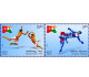 India 2023 India – Vietnam Joint Issue Collection: 2v SET + Miniature Sheet + First Day Cover As Per Scan - Unused Stamps