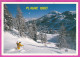 294135 / France - LA PLAGNE 1800 (Savoie-France) PC 1994 USED Marianne De Briat Rouge Dentelé Timbre Sans Valeur Faciale - Briefe U. Dokumente