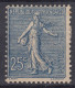 TIMBRE FRANCE SEMEUSE LIGNEE N° 132 NEUVE * GOMME AVEC CHARNIERE - COTE 80 € - 1903-60 Sower - Ligned