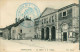 Cachet 1re Réserve D' Aviation N° 6 Sur Cpa NEUFCHATEAU Les Halles Et Le Collège - Oorlog 1914-18