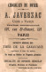 CHROMO CHOCOLAT DU FOYER A. JAVERZAC A PARIS DROLE DE CHAPEAU ! LE DE A COUDRE - Otros & Sin Clasificación