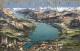 11769466 Thunersee Mit Brienzersee Berner Oberland Panoramakarte Scherzligen - Sonstige & Ohne Zuordnung