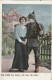 MIL3278   --  DEUTSCHLAND  --   SOLDAT  MIT PICKELHAUBE.& LADY - War 1914-18