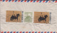 1963. TAIWAN. Interesting  Cover To Schweiz With Five Stamps Including 3 Ex Painting 1,40 From Han Gan. Un... - JF524476 - Briefe U. Dokumente