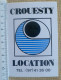 AUTOCOLLANT CROUESTY LOCATION - Stickers