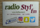 AUTOCOLLANT RADIO STYL' FM - Adesivi