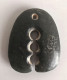 Amulette / Pendentif - Talisman De Protection - Exorcisme - Vieux Jade Yu Bi - Tibet - Art Asiatique