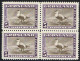 1945. New York Issue. Complete 4-block Set With 9 Values. (Michel 8-16) - JF104062 - Unused Stamps