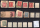 France Lot De 17 Timbres Type Semeuse Oblitérés Cachets Hexagonaux - 2 Scans - Used Stamps