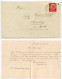 Germany 1939 Cover & Letter; Schweinfurt To Schiplage; 12pf. Hindenburg - Briefe U. Dokumente