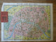 PARIS PLAN MONUMENTAL ET ENVIRONS - CIRCA 1930 - 60cm X 58cm - METRO & MONUMENTS METROPOLITAIN - Monographie - Paris