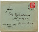 Germany 1935 Cover & Letter; Rostock - Gustav Kobow & Söhne, Präparatoren (Taxidermy) To Schiplage; 12pf. Hindenburg - Storia Postale