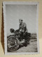 Italy Military Motorcycle Italia Militare Moto BIANCHI. Aeroporto 501. 1948. 90x60 Mm. - Guerra, Militares