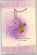39621609 - Ein Goldener Korb Voller Violetter Blumen Lithographie - Autres & Non Classés