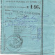 1L8 --- 86 MONCONTOUR-DE-POITOU Type 19 Griffe Linéaire Sur Déclaration De Versement 1878 - 1877-1920: Semi-Moderne