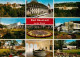 72700651 Bad Neustadt Schloss Kurhaus Kurpark Blumenuhr Trinkbrunnen Bad Neustad - Sonstige & Ohne Zuordnung