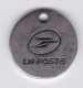 Jeton De Caddie En Métal - La Poste - Logo + Www.laposte.fr - Moneda Carro