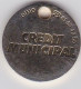 Jeton De Caddie En Métal - Crédit Municipal - Banque - Doré - Moneda Carro
