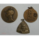Médaille Grands Prix De Paris Pédestres, école Escrime 1905 + Martyr De La Paix - Royal / Of Nobility