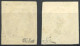 [O SUP] N° 1+1a, Bistre-jaune Et Bistre-brun. 2 Timbres Bien Margés. L'un Signé Calves, L'autre JF Brun - Joli Duo - Cot - 1849-1850 Cérès