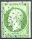 [O SUP] N° 12, 5c Vert, Belles Petites Marges, Signé Calves - Superbe Obl 'PC273' Bagnols Les Bains - 1853-1860 Napoleon III