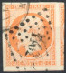 [O SUP] N° 16j, 40c Orange Pâle Marges énormes Et 3 Voisins. Luxe - Cote: 22€ - 1853-1860 Napoléon III