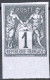 [** SUP] N° 83, 1c Noir/azuré (II), ND Avec Bdf - Fraîcheur Postale - Cote: 100€ - 1876-1898 Sage (Type II)