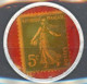 [(*) SUP] N° 137, 5c Vert, Timbre Monnaie - Société Générale - 1903-60 Sower - Ligned