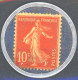 [(*) SUP] N° 138, 10c Rouge, Timbre Monnaie - Credit Lyonnais - 1903-60 Semeuse Lignée