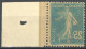 [** SUP] N° 140s, 25c Bleu - Impression Recto Verso - 1903-60 Säerin, Untergrund Schraffiert