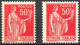 [**/* SUP] N° 283s, 50c Rose-rouge, Faux De Barcelone (2x) - Cote: 40€ - 1932-39 Peace