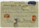 [Document B/TB] N° 262(2x)+261+301 Sur Lettre Fatiguée De Paris (rue De La Boétie) En 1937 Vers Hanoi - Indochine - Cote - Andere & Zonder Classificatie