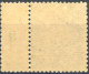 [** SUP] N° 32, 1f+1f Noir/jaune, Bdf Avec Millesime 9 - Fraîcheur Postale - Cote: 615€ - Unused Stamps