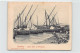 India - MUMBAI Bombay - Wood Boats At Chaupaty - EARLY FORERUNNER POSTCARD (Smal - Indien