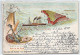 HELGOLAND (SH) Gruss Aus Jahr 1890 Mit Helgoland Briefmarke. - Helgoland