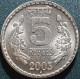 India 5 Rupees, 2003 Km154 - Inde