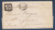 Taxe N° 3 ( 2e Choix ) Oblitéré Type 15 ST GAUDENS +  K De Miramont - 1859-1959 Lettres & Documents
