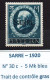 SARRE - 1920 - VARIETE - N° 30 ** , 5 Mk. Bleu Surchargé Avec Trait De Contrôle Gras . Classé Luxe . - Unused Stamps