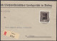Liechtenstein R-Brief 1949 Vaduz-Schaan Mi. 270    (22709 - Covers & Documents