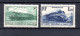 France 1937 Old Set Railroad/train Stamps (Michel 345/46) Nice MLH - Neufs